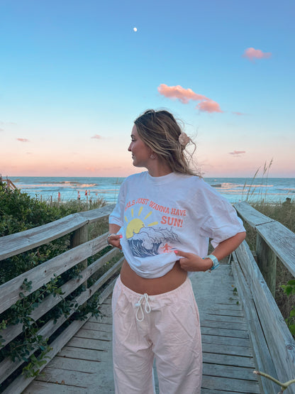 Girls Just Wanna Have Sun Tee