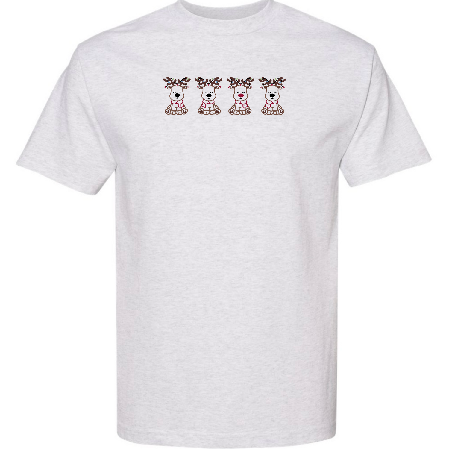 Rockin Rowdy Reindeer Tee (embroidered)